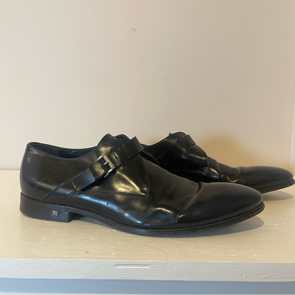 John Richmond Black formal Men’s size 10 shoe.
